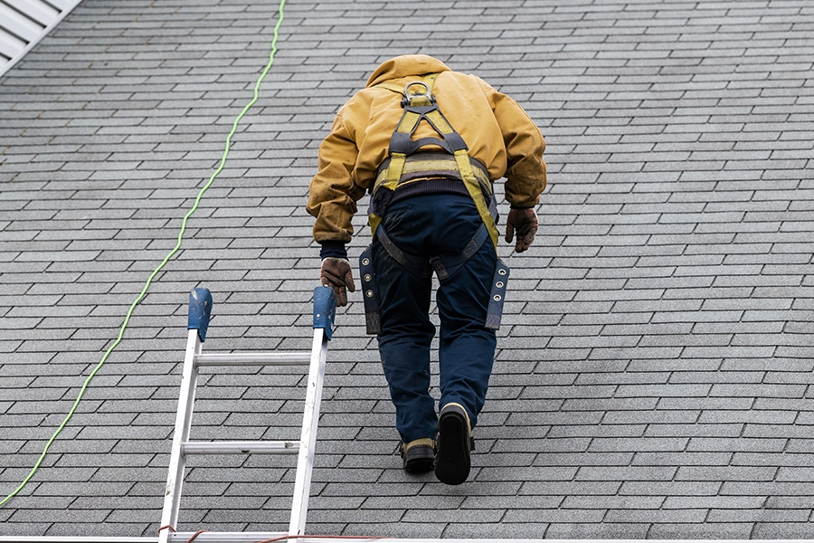 Roof inspection to determine repair or replacement in Central, IL