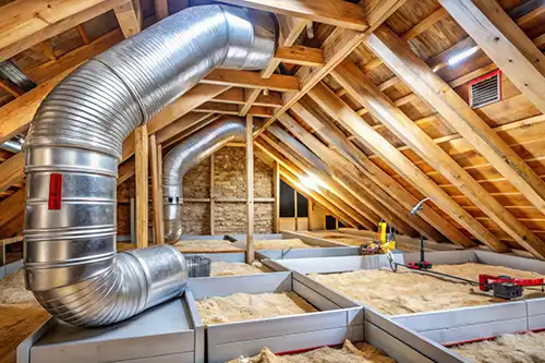 At Your Service Roofing—A ventilation system to improve airflow in a home in Shelbyville, IL.