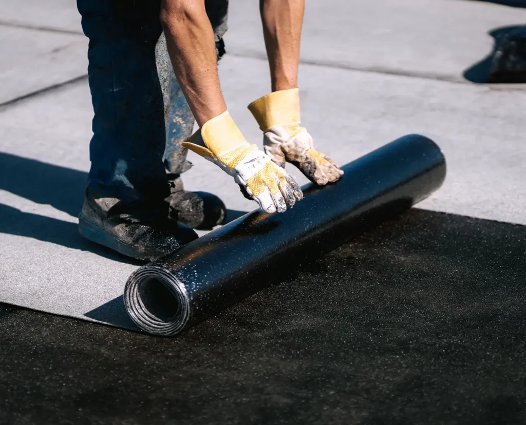 residential EPDM flat roofing contractor