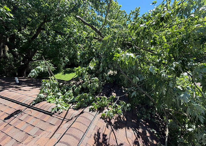 Restoring Roofs Damaged by Auburn Illinois Storms