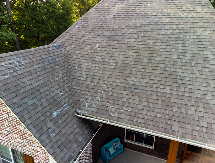 Hail Damage Roofing Services in Central Illinois