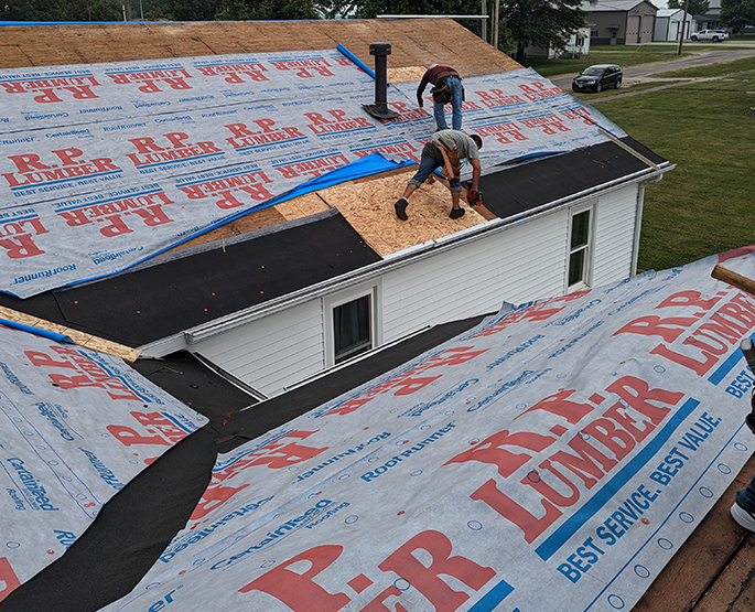Our Residential Roofing Process for homes in central il